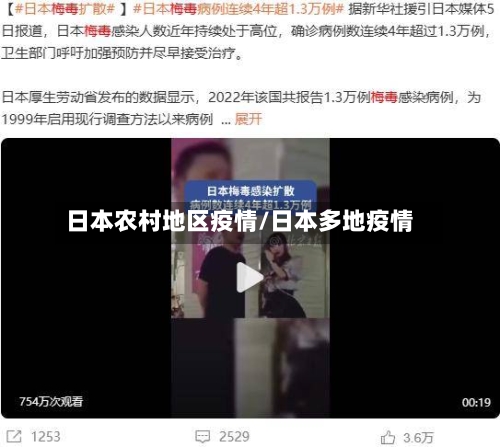 日本农村地区疫情/日本多地疫情-第2张图片
