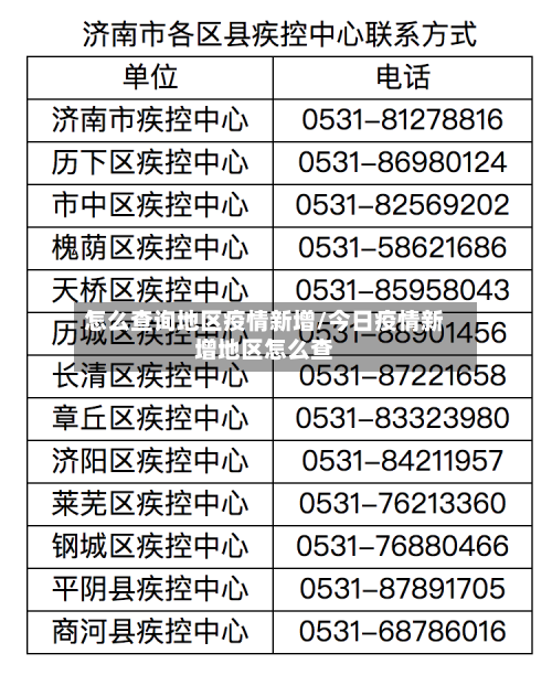 怎么查询地区疫情新增/今日疫情新增地区怎么查-第2张图片