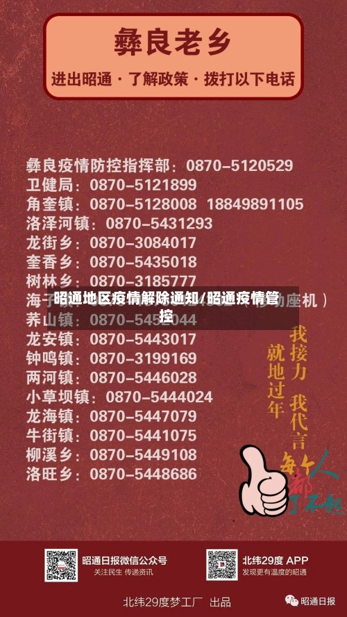 昭通地区疫情解除通知/昭通疫情管控-第1张图片