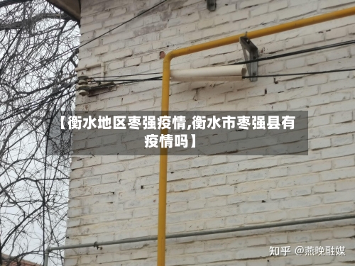 【衡水地区枣强疫情,衡水市枣强县有疫情吗】-第1张图片