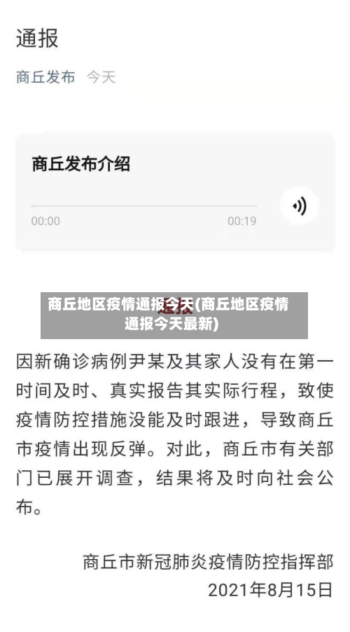 商丘地区疫情通报今天(商丘地区疫情通报今天最新)-第2张图片