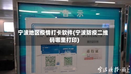 宁波地区疫情打卡软件(宁波防疫二维码哪里打印)-第1张图片