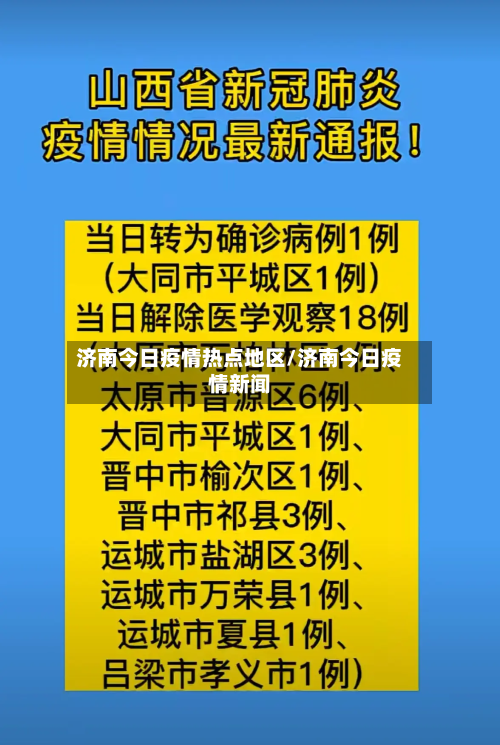 济南今日疫情热点地区/济南今日疫情新闻-第1张图片