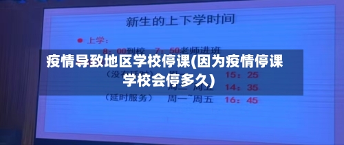 疫情导致地区学校停课(因为疫情停课学校会停多久)-第3张图片