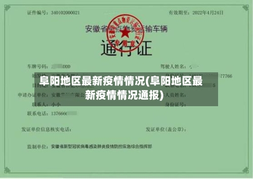 阜阳地区最新疫情情况(阜阳地区最新疫情情况通报)-第1张图片