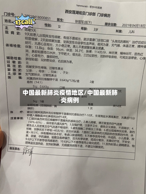 中国最新肺炎疫情地区/中国最新肺炎病例-第2张图片