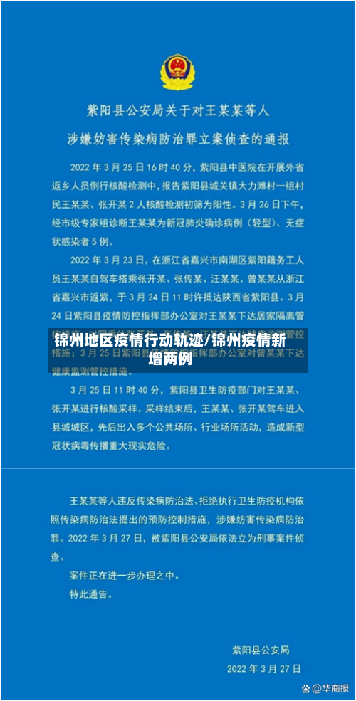 锦州地区疫情行动轨迹/锦州疫情新增两例-第1张图片