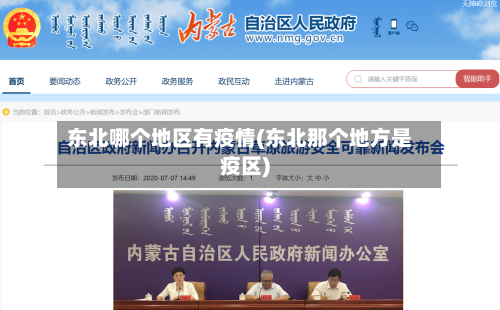 东北哪个地区有疫情(东北那个地方是疫区)-第1张图片