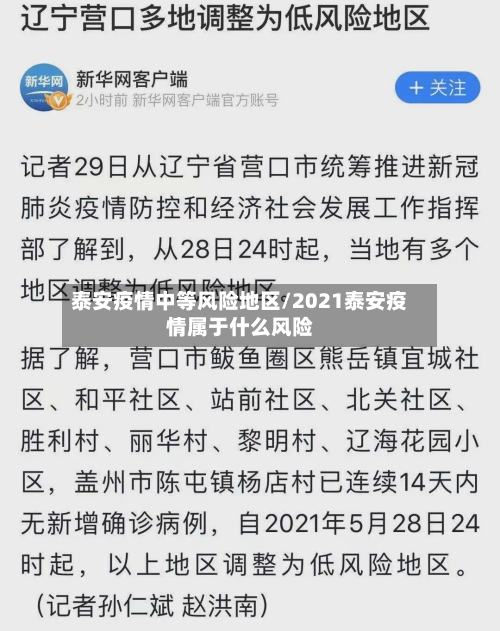 泰安疫情中等风险地区/2021泰安疫情属于什么风险-第1张图片